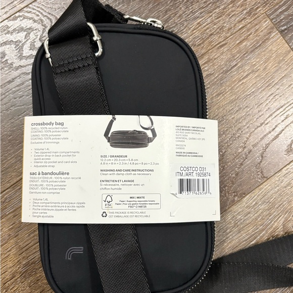 Lole Black Crossbody Bag - Picture 7 of 8